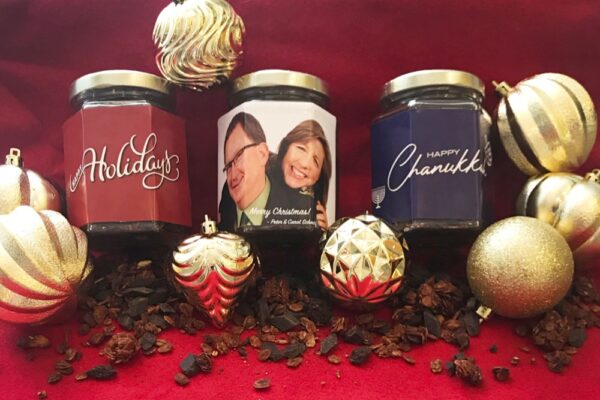 Holiday gift jar family