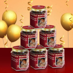 Happy Birthday Granola Gift Jars
